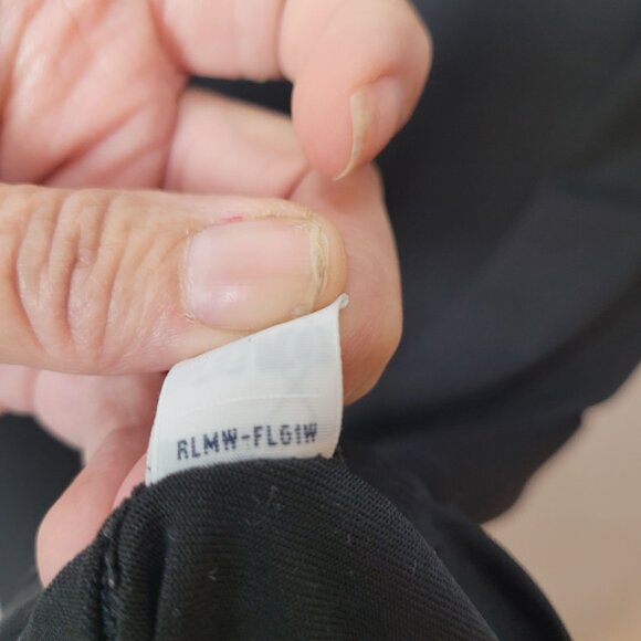 Polo Ralph Lauren Black Crewneck T-Shirt With Red Logo Embroidery & Side Text De - Picture 8 of 9